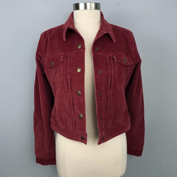 levi's red corduroy jacket